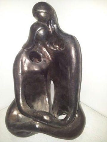 Shaul Elbaz, clay sculpture, Height:  32 cm ,