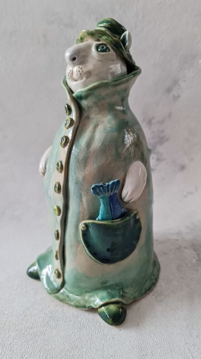נטלי פלדמן | Nataly Feldman, clay sculpture, H 23 cm
