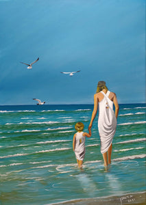 Reuven azulay, Acrylic  on canvas, 70  by 50 cm