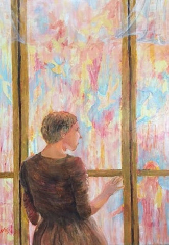 Aviva Berger,  oil on canvas, 60 by 40 cm
