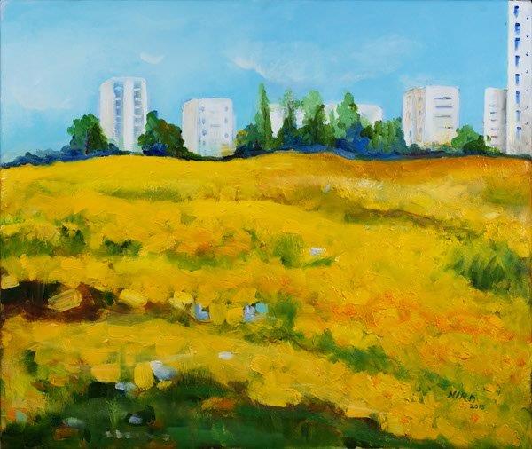 Nira Schwartz, oil on canvas, 46 by 54 cm