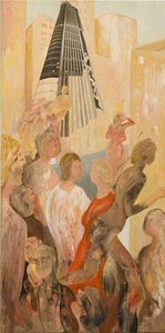 Aviva Berger,  oil on canvas, 100 by 50 cm