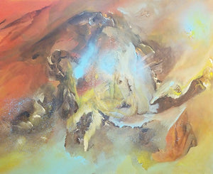 Sari Azulay, acrylic on canvas, 80 by 100 cm