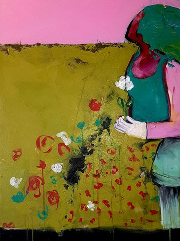 סליה סדקוביץ  | Celia Sadkovich -  Acrylic  on canvas,  70 by 50 cm