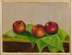 נירה שורץ | Nira Schwartz, oil on canvas, 30 by 40 cm