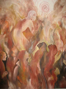 Aviva Berger,  oil on canvas, 100 by 80 cm