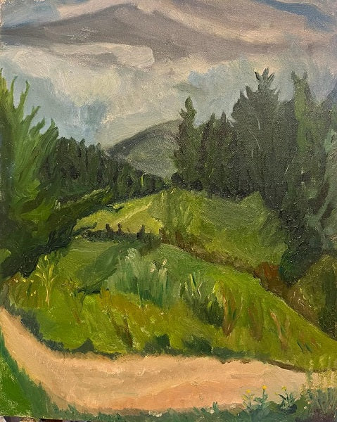 Anat Korat, oil on canvas, 50 by 40 cm