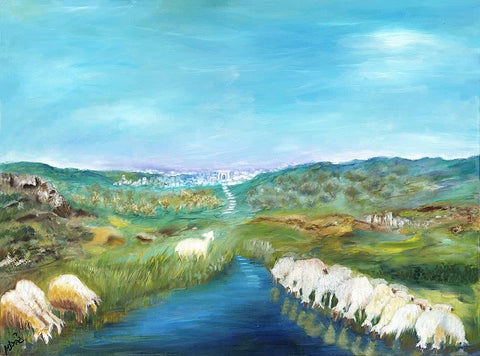 רחל גבירצמן  | Rachel Gvirtzman, oil on canvas, 60 by 80 cm