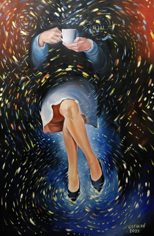 יבגני גופמן | Evgeny Gofman, oil on canvas, 120 by 80 cm