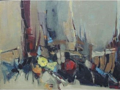 זלאיט נסים | Zalayet Nessim, oil on canvas, 46 by 61 cm