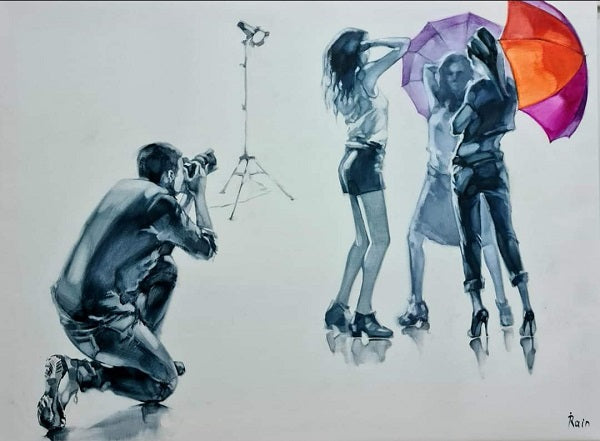 Irena Rain, oil on canvas, 60 by 80 cm