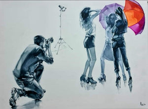 Irena Rain, oil on canvas, 60 by 80 cm