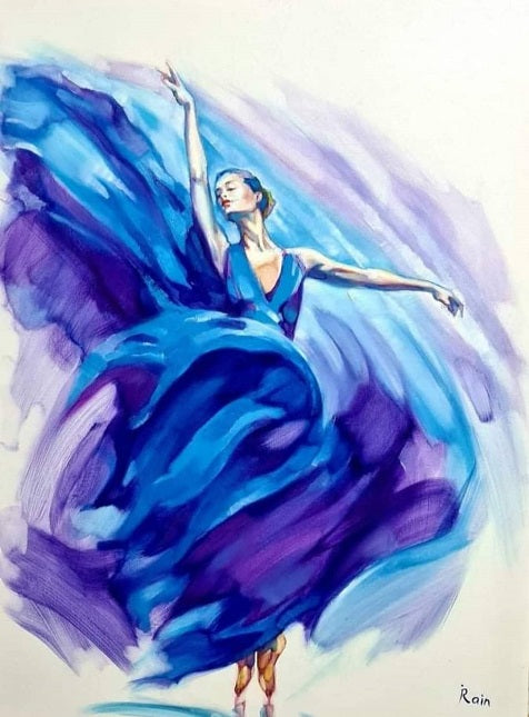 Irena Rain, oil on canvas, 80 by 60 cm