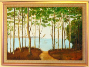 Beni Ribak, oil on canvas, 50 by 70 cm