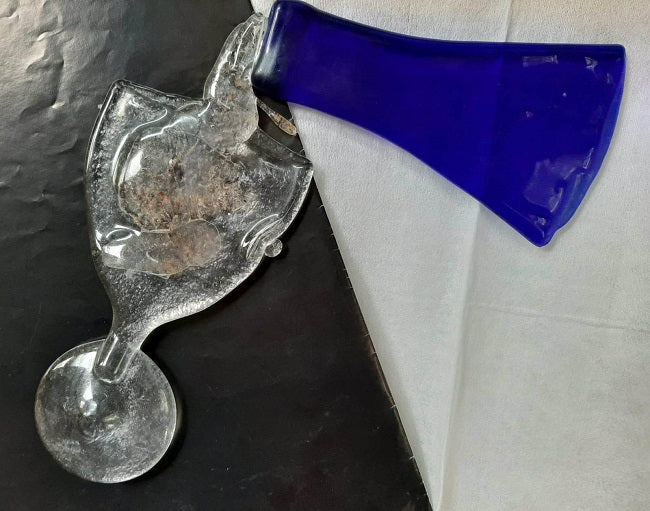 עדינה דולב | Adina Dolev, glass fusing, 22 by 25 cm, (for hanging)