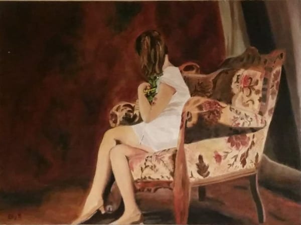 Ety Ganor Brietbard, oil on canvas, 50 by 70 cm
