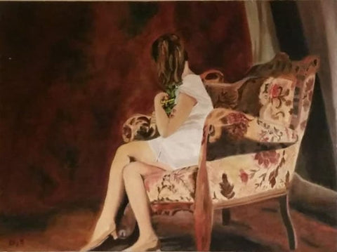 Ety Ganor Brietbard, oil on canvas, 50 by 70 cm