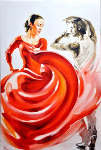 Irena Rain, oil on canvas, 80 by 50 cm