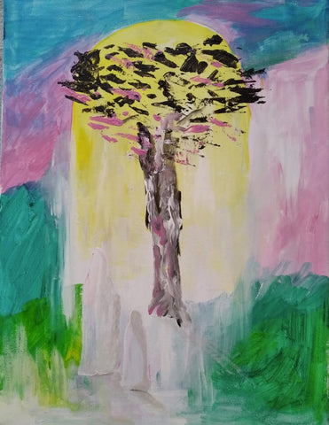 Nomi Berkowiz, acrylic on canvas , 60 by 40 cm