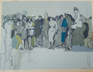 דוד שניאור , 1905-1988 |  55 על 37 ס"מ, חתום וממוספר ביד, לא ממוסגר | David Schneuer