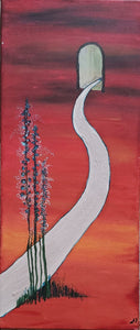 Nomi Berkowiz, acrylic on canvas , 70 by 30 cm