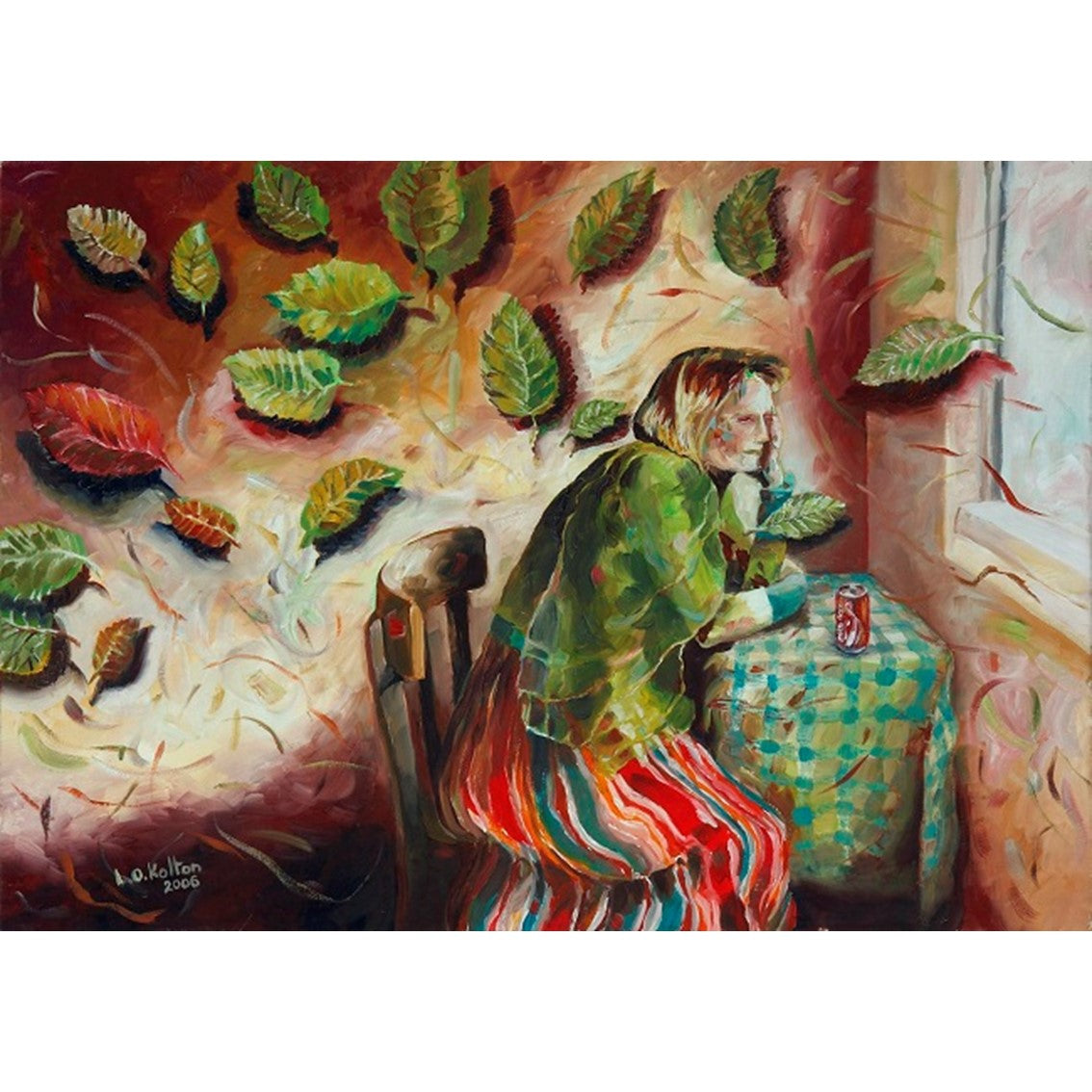 ליאורה קולטון | Liora Kolton, oil on canvas 35 by 50 cm
