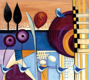 Dvora Azoulay, Acrylic on canvas 90 by 100 cm