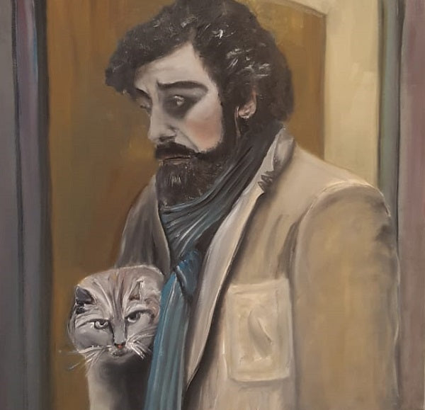 שאול לברון  | Shaul Levron, oil on canvas,60 by 60 cm