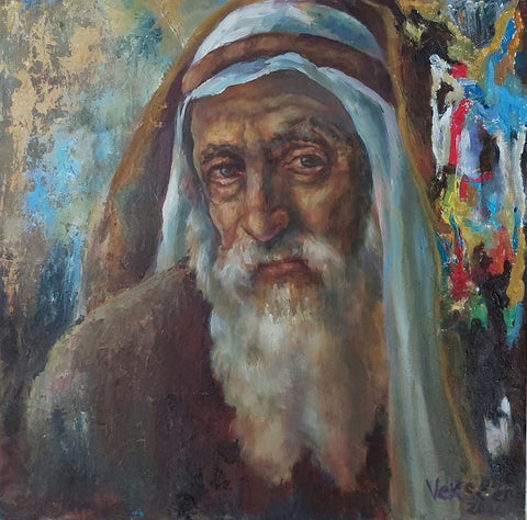 טניה שירלי וקסלר |Tanya Shirley Veksler, oil on canvas , 50 by 50 cm