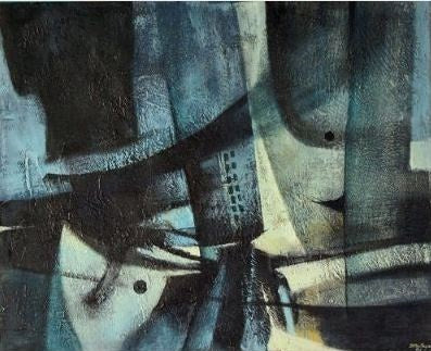 Zalayet Nessim, acrylic on canvas, 80 by 100 cm