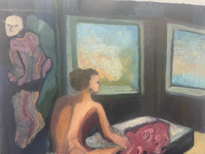 מירב ידיד שפילמן  | Merav Yedid Spielman, oil on canvas, 45 by 60  cm