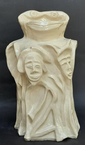 דוד גומא | David Gome, clay sculpture, Height 34 cm