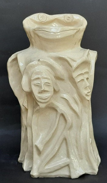 David Gome, clay sculpture, Height 34 cm