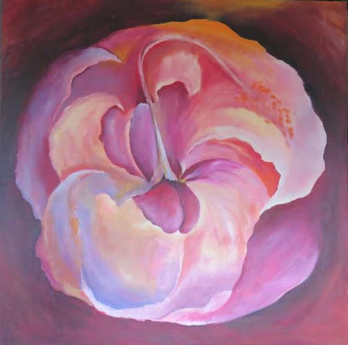 Bella Lifshits, Acrylic on canvas 100 by 100 cm