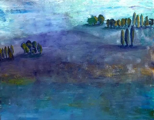 Dalia Lavi, oil on canvas, 100 by 120 cm