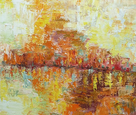 דליה לביא | Dalia Lavi, oil on canvas, 80  by 90 cm