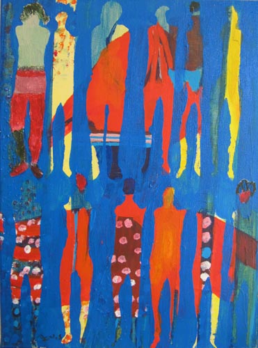 Zehava Masser, Acrylic on canvas 40 by 30 cm