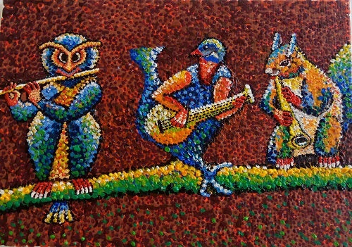 Tamar Ben david , Acrylic on canvas, 25 by 35 cm