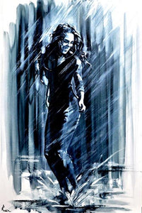 Irena Rain, oil on canvas, 90 by 70 cm
