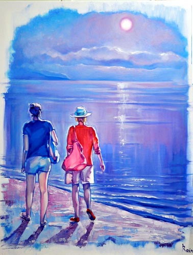 אירנה ראיין | Irena Rain, oil on canvas, 80 by 70 cm