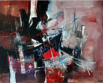 Zalayet Nessim, oil on canvas, 73 by 93 cm