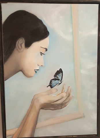 Shaul Levron, oil on canvas, 100 by 70 cm