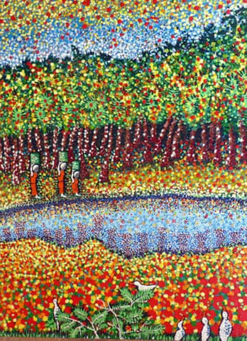 Tamar Ben david , Acrylic on canvas, 90 by 70 cm