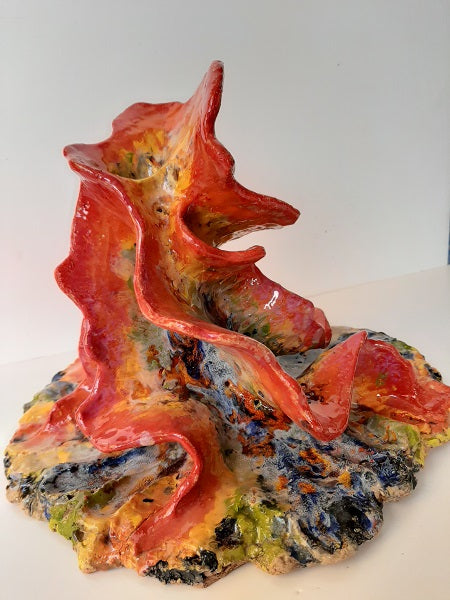 Hana Berger, Clay sculpture, height 23 cm