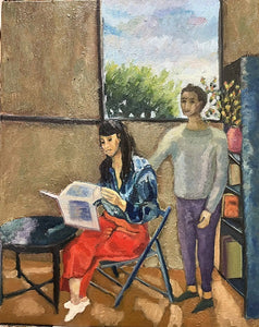 Anat Korat, oil on canvas, 50 by 40 cm
