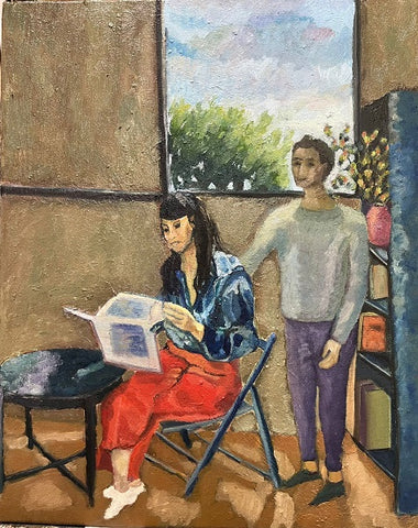 ענת קורת | Anat Korat, oil on canvas, 50 by 40 cm