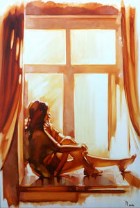 אירנה ראיין | Irena Rain, oil on canvas, 90 by 60 cm
