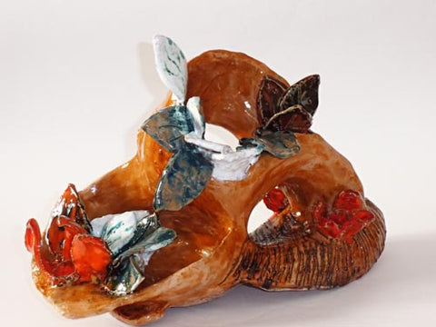Hana Berger, Clay sculpture, height 25 cm