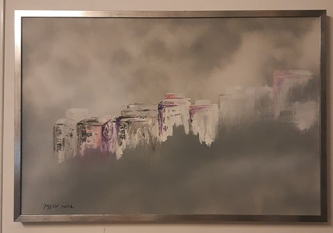 אהובה מוזיקנסקי | Ahuva Muzikansky, Acrylic on canvas, 63 by 93 cm