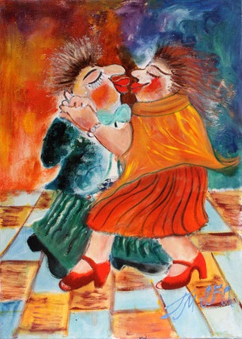 Malka Tsentsiper, oil on canvas, 70 by 50 cm